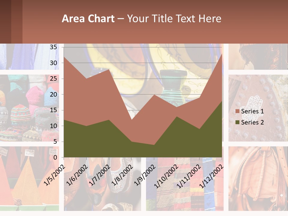 A Collage Of Pictures With Different Colors And Patterns PowerPoint Template