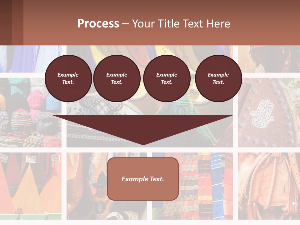A Collage Of Pictures With Different Colors And Patterns PowerPoint Template