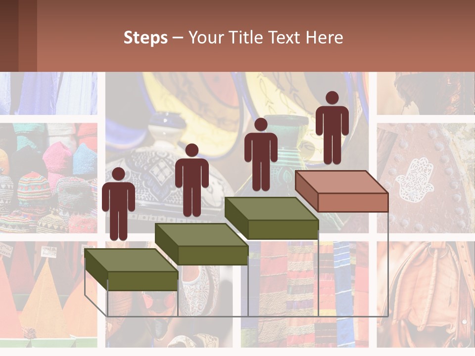 A Collage Of Pictures With Different Colors And Patterns PowerPoint Template
