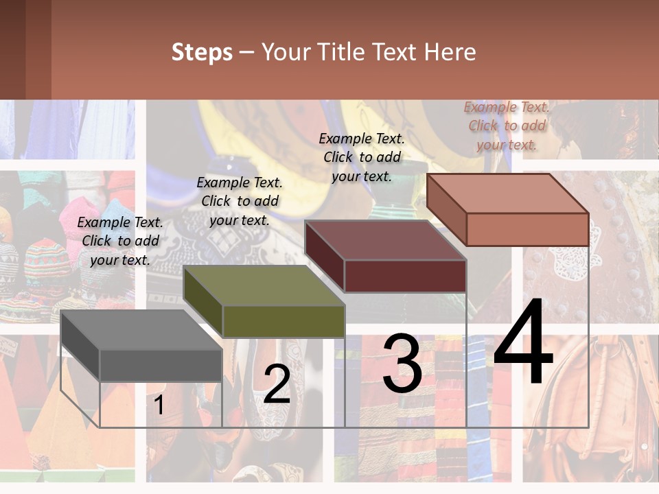 A Collage Of Pictures With Different Colors And Patterns PowerPoint Template