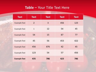 A Plate Of Food With Tomatoes And Meat On It PowerPoint Template
