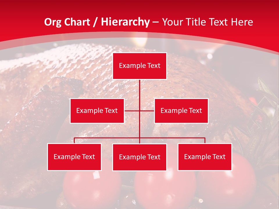 A Plate Of Food With Tomatoes And Meat On It PowerPoint Template