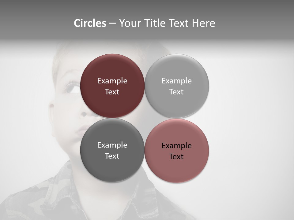 A Young Boy Is Making A Funny Face PowerPoint Template