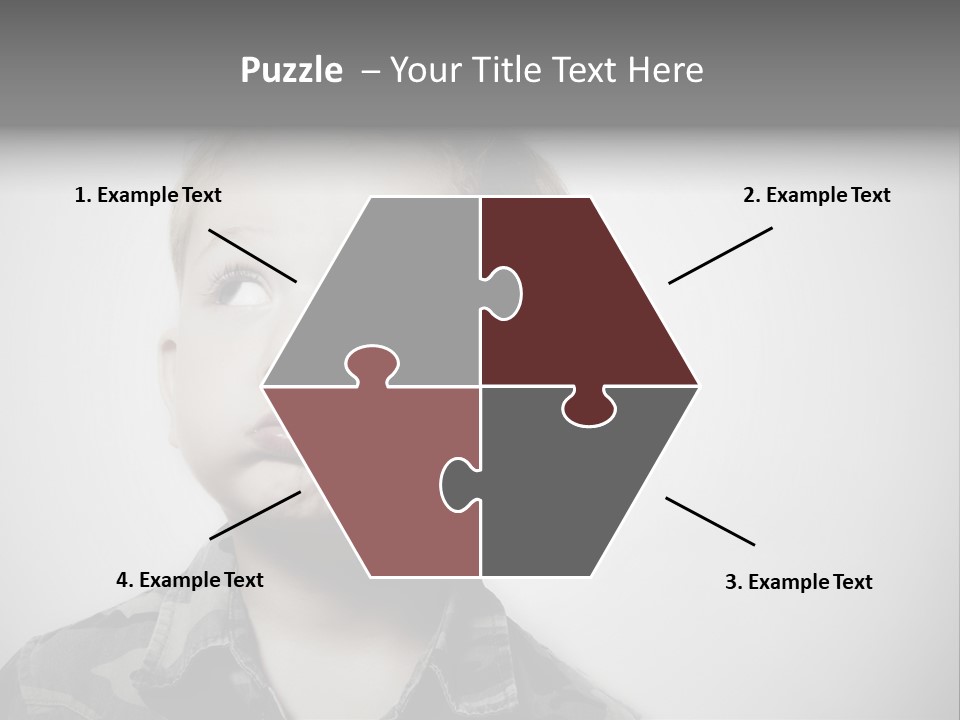 A Young Boy Is Making A Funny Face PowerPoint Template