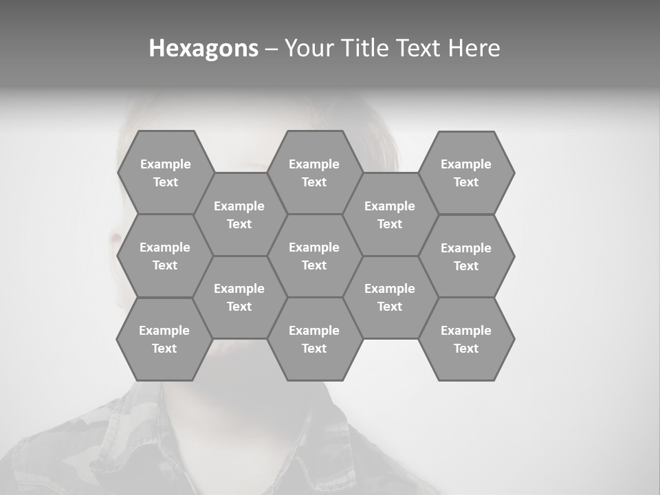 A Young Boy Is Making A Funny Face PowerPoint Template