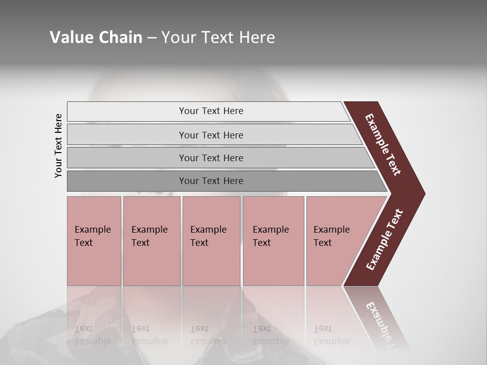 A Young Boy Is Making A Funny Face PowerPoint Template
