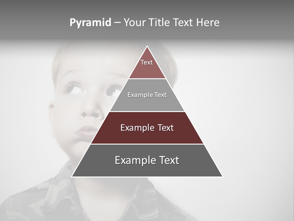 A Young Boy Is Making A Funny Face PowerPoint Template