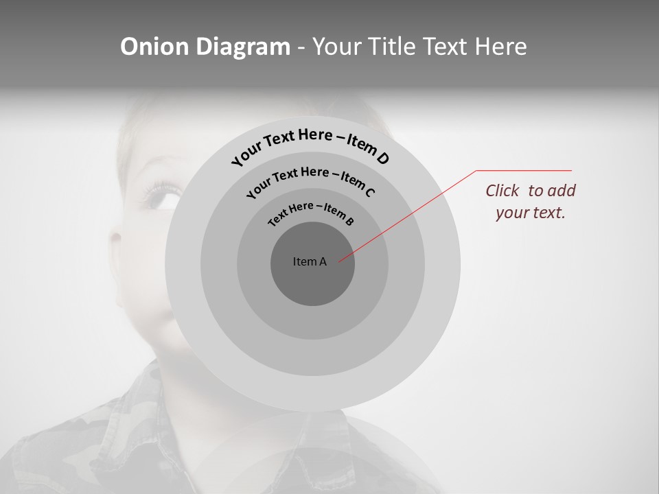 A Young Boy Is Making A Funny Face PowerPoint Template