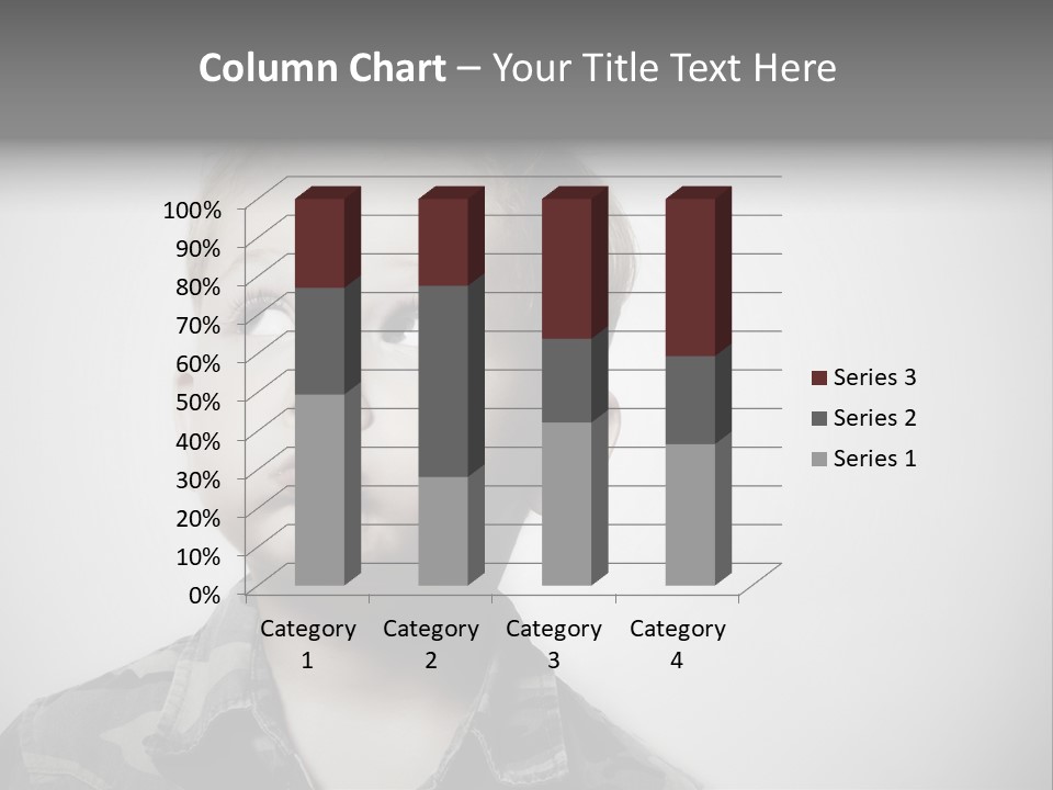 A Young Boy Is Making A Funny Face PowerPoint Template