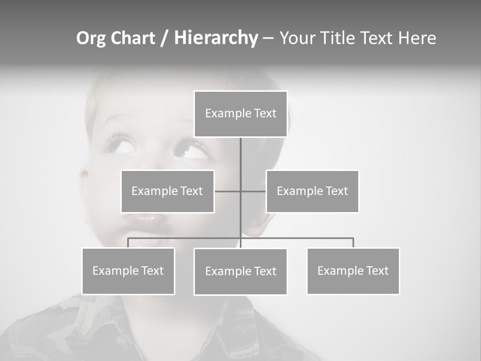 A Young Boy Is Making A Funny Face PowerPoint Template
