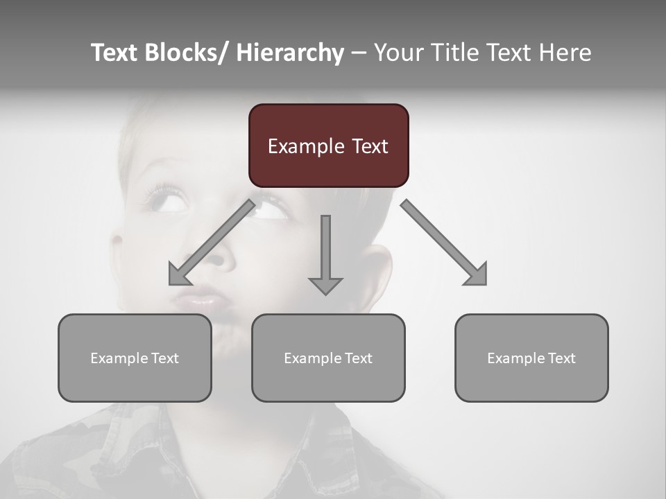 A Young Boy Is Making A Funny Face PowerPoint Template