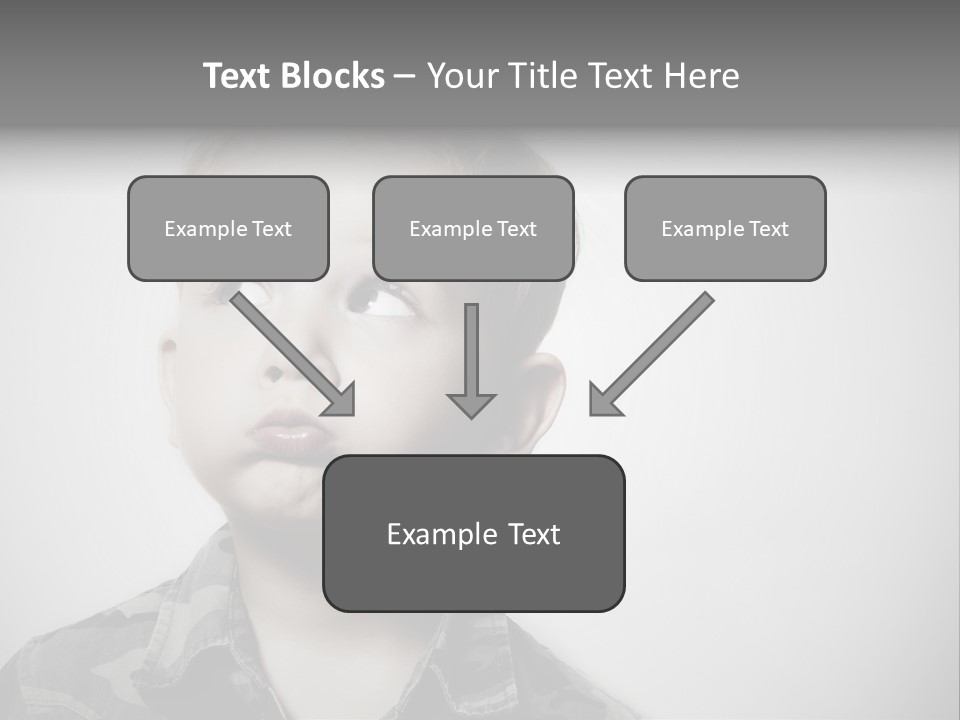 A Young Boy Is Making A Funny Face PowerPoint Template