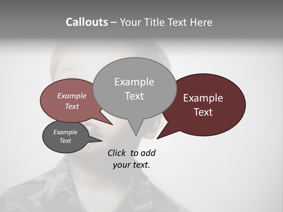 A Young Boy Is Making A Funny Face PowerPoint Template