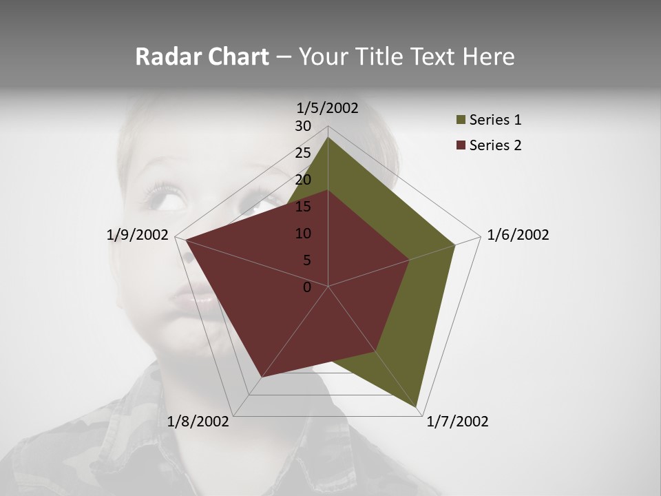 A Young Boy Is Making A Funny Face PowerPoint Template