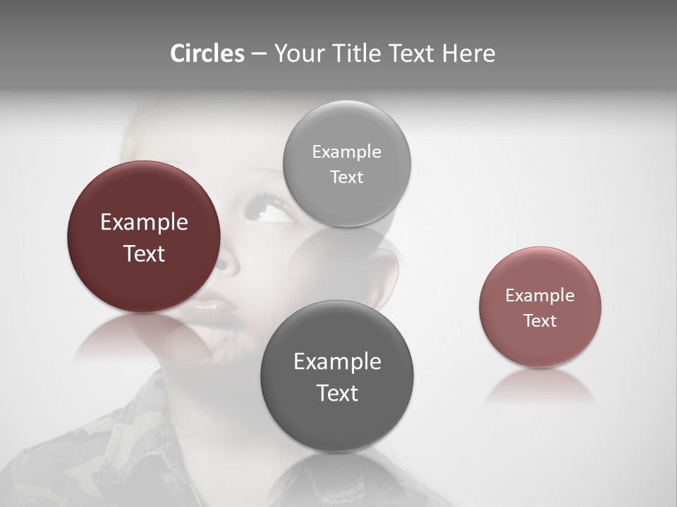 A Young Boy Is Making A Funny Face PowerPoint Template