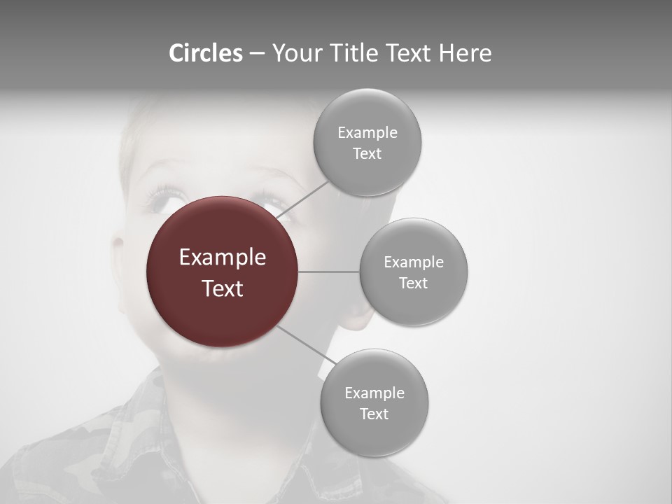 A Young Boy Is Making A Funny Face PowerPoint Template