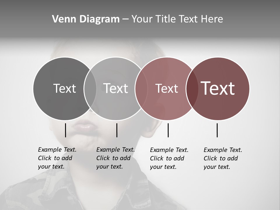A Young Boy Is Making A Funny Face PowerPoint Template