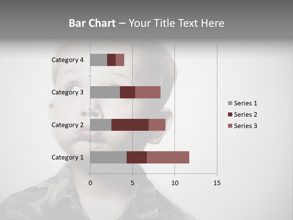 A Young Boy Is Making A Funny Face PowerPoint Template