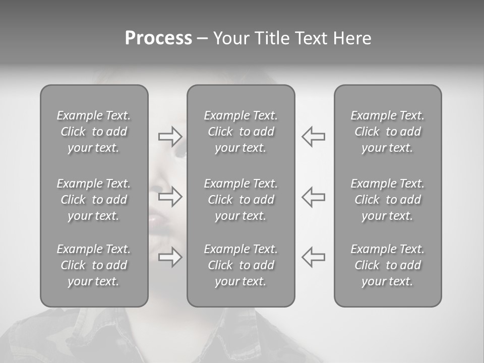 A Young Boy Is Making A Funny Face PowerPoint Template