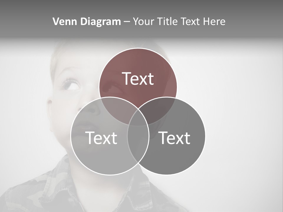 A Young Boy Is Making A Funny Face PowerPoint Template