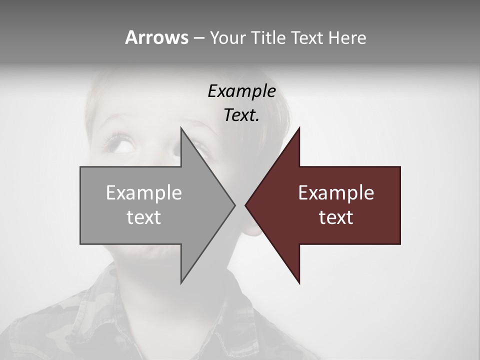 A Young Boy Is Making A Funny Face PowerPoint Template