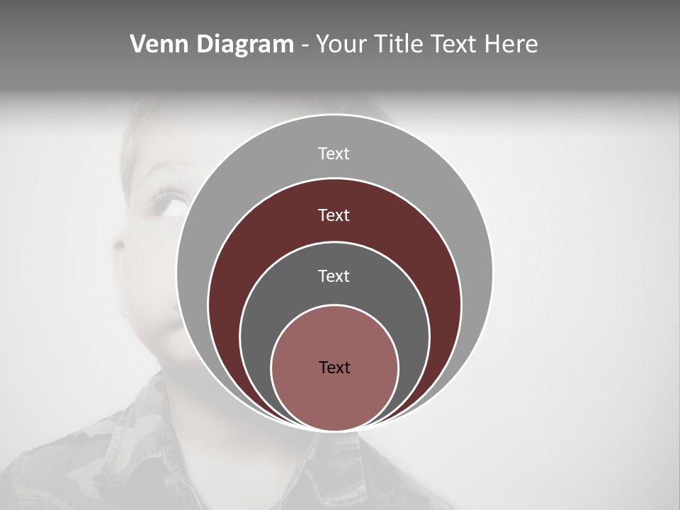 A Young Boy Is Making A Funny Face PowerPoint Template