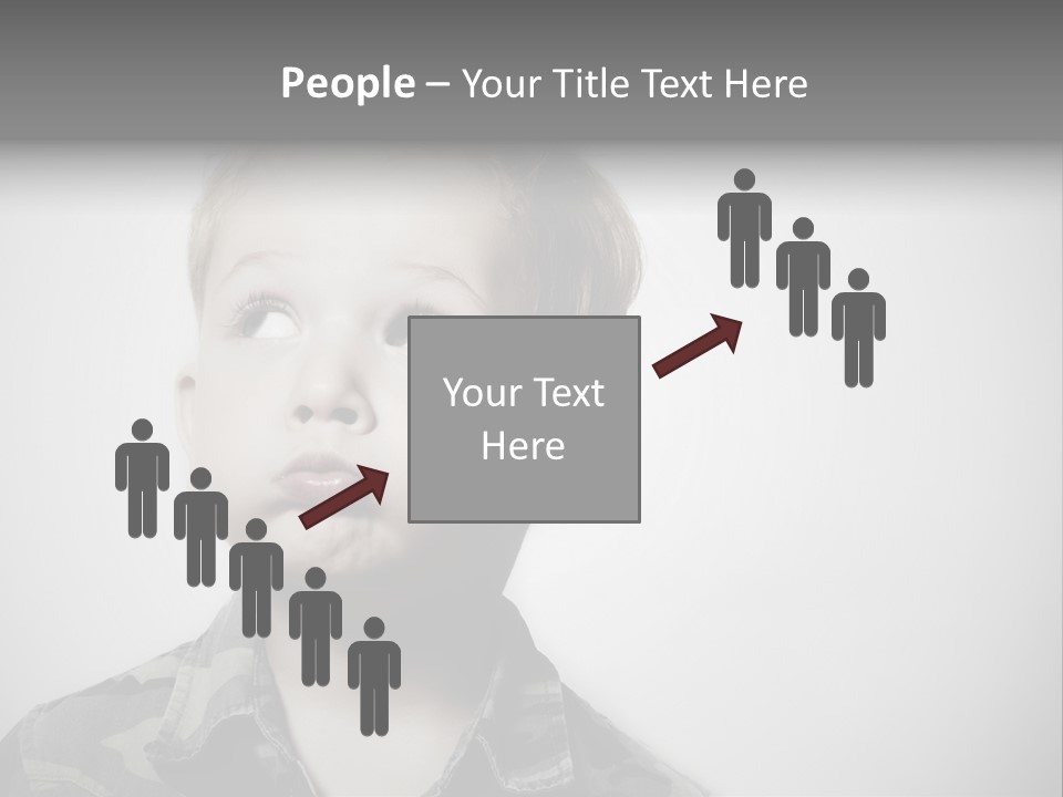 A Young Boy Is Making A Funny Face PowerPoint Template