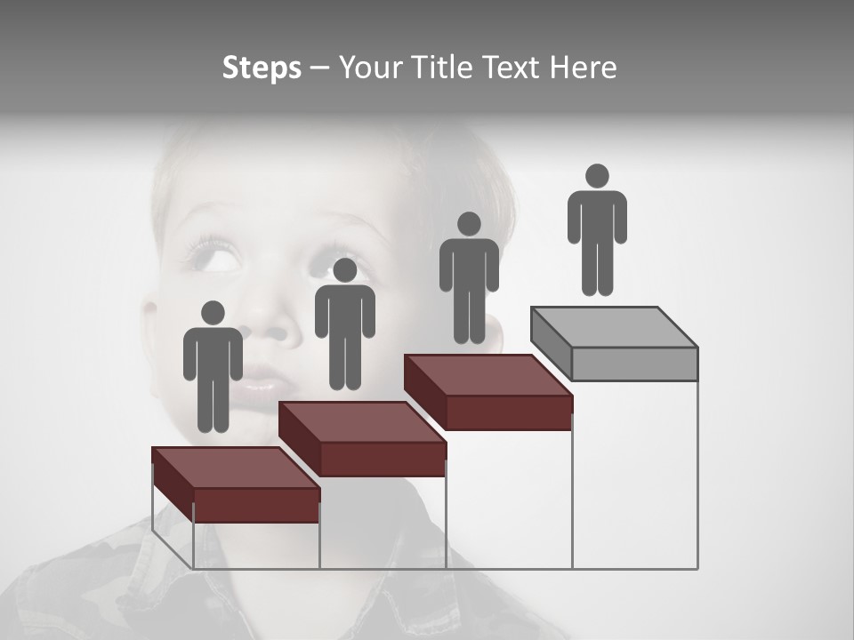 A Young Boy Is Making A Funny Face PowerPoint Template