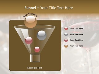 A Row Of Wine Glasses Filled With Red Wine PowerPoint Template