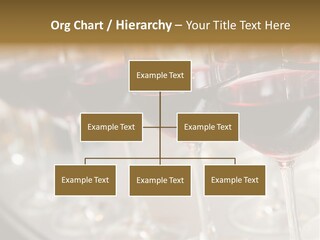 A Row Of Wine Glasses Filled With Red Wine PowerPoint Template