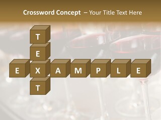 A Row Of Wine Glasses Filled With Red Wine PowerPoint Template