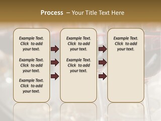 A Row Of Wine Glasses Filled With Red Wine PowerPoint Template