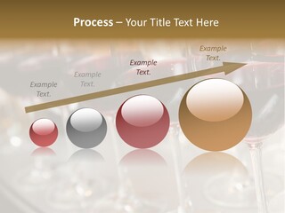 A Row Of Wine Glasses Filled With Red Wine PowerPoint Template