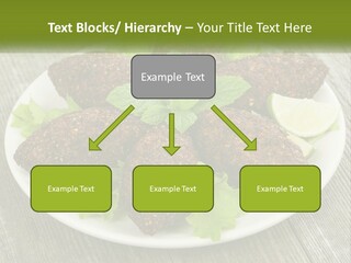 A Plate Of Food On A Wooden Table PowerPoint Template