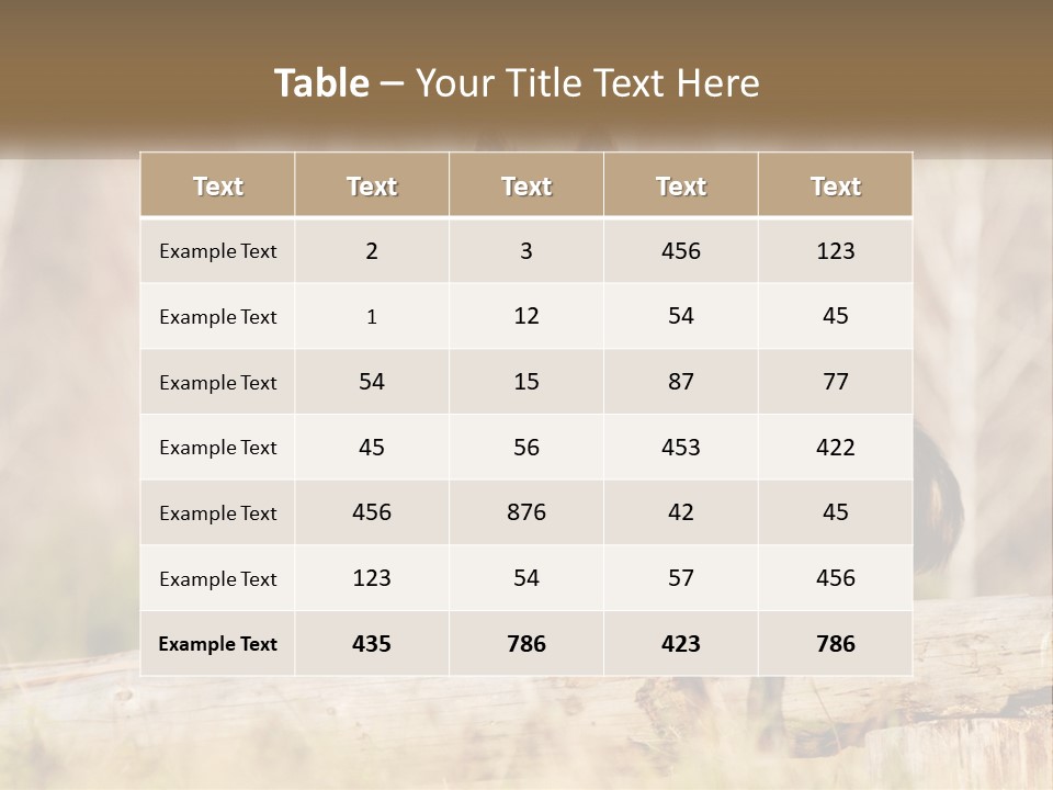 A Dog Jumping Over A Log In The Woods PowerPoint Template