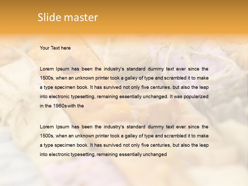 A Bunch Of Different Colored Soaps On A Table PowerPoint Template