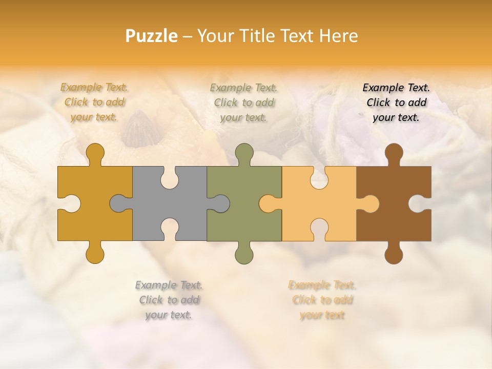 A Bunch Of Different Colored Soaps On A Table PowerPoint Template