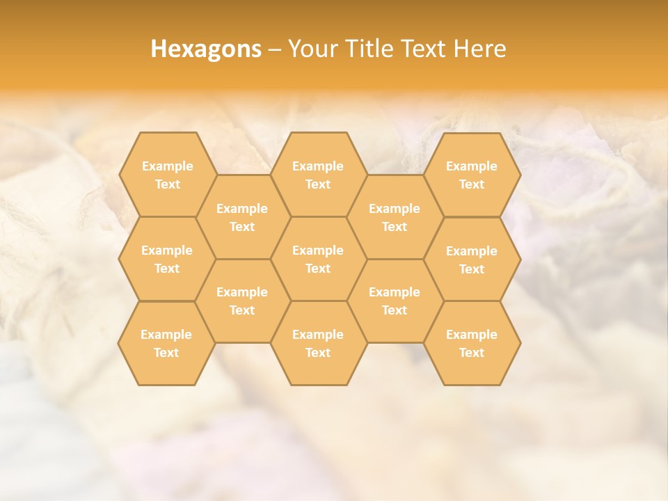 A Bunch Of Different Colored Soaps On A Table PowerPoint Template