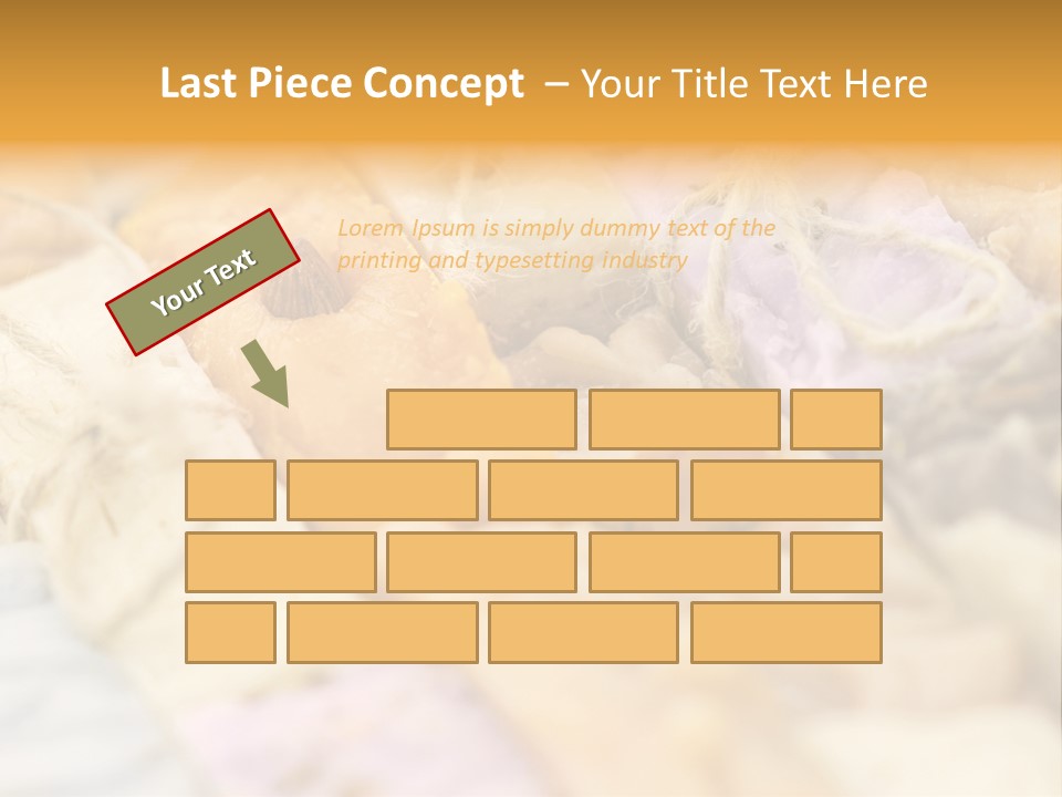 A Bunch Of Different Colored Soaps On A Table PowerPoint Template