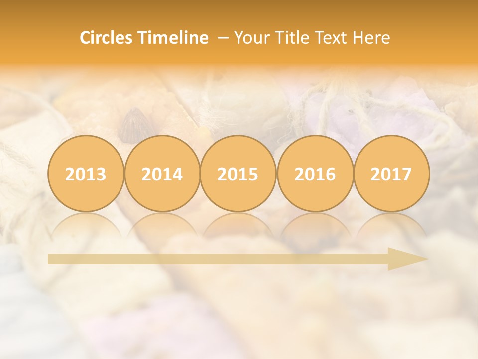 A Bunch Of Different Colored Soaps On A Table PowerPoint Template