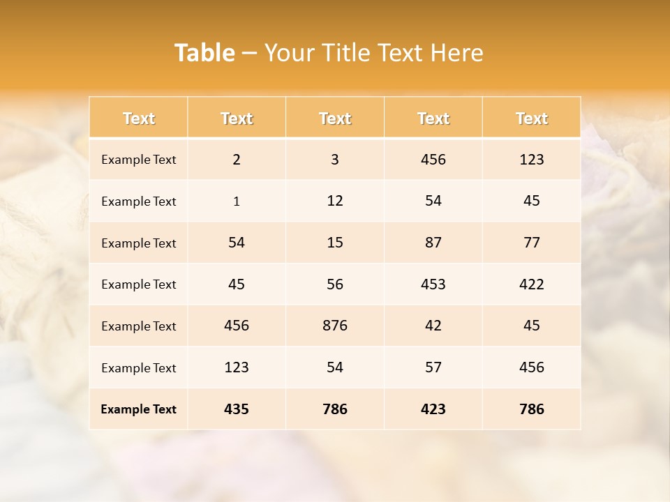 A Bunch Of Different Colored Soaps On A Table PowerPoint Template