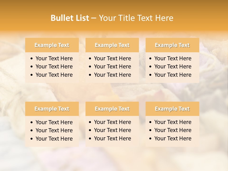 A Bunch Of Different Colored Soaps On A Table PowerPoint Template