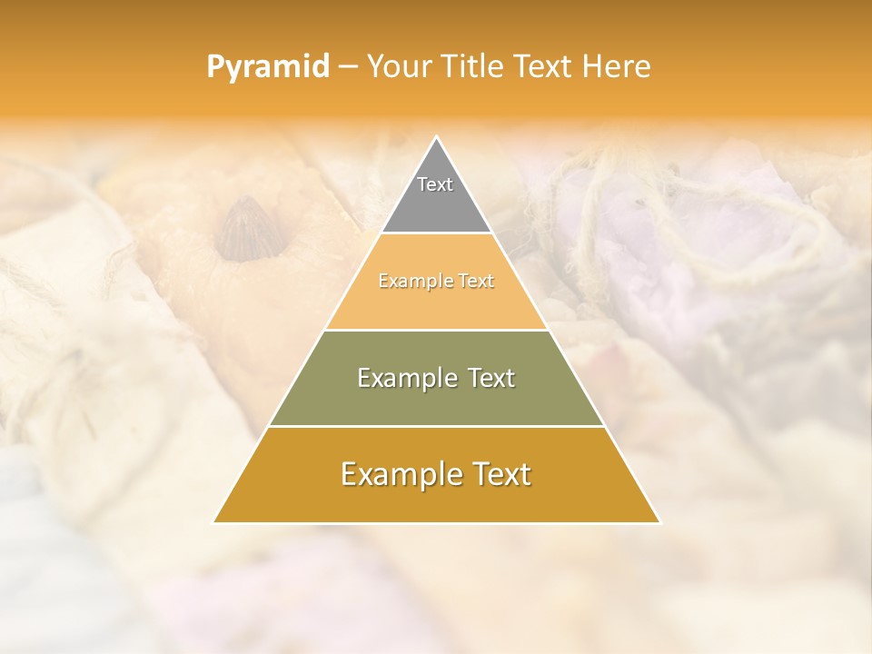 A Bunch Of Different Colored Soaps On A Table PowerPoint Template