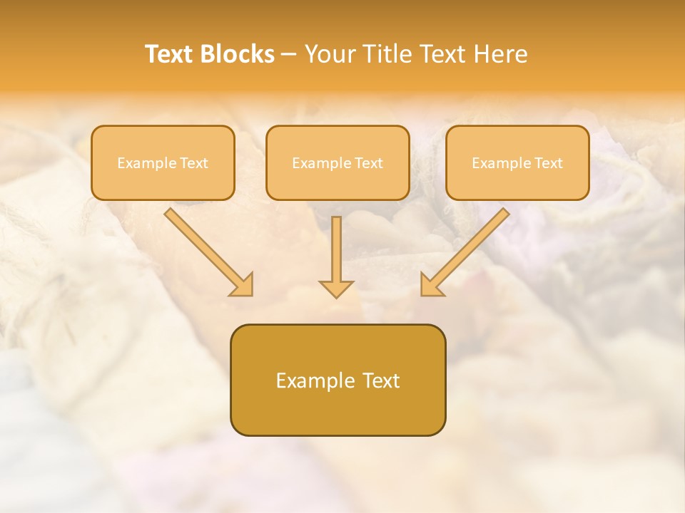 A Bunch Of Different Colored Soaps On A Table PowerPoint Template