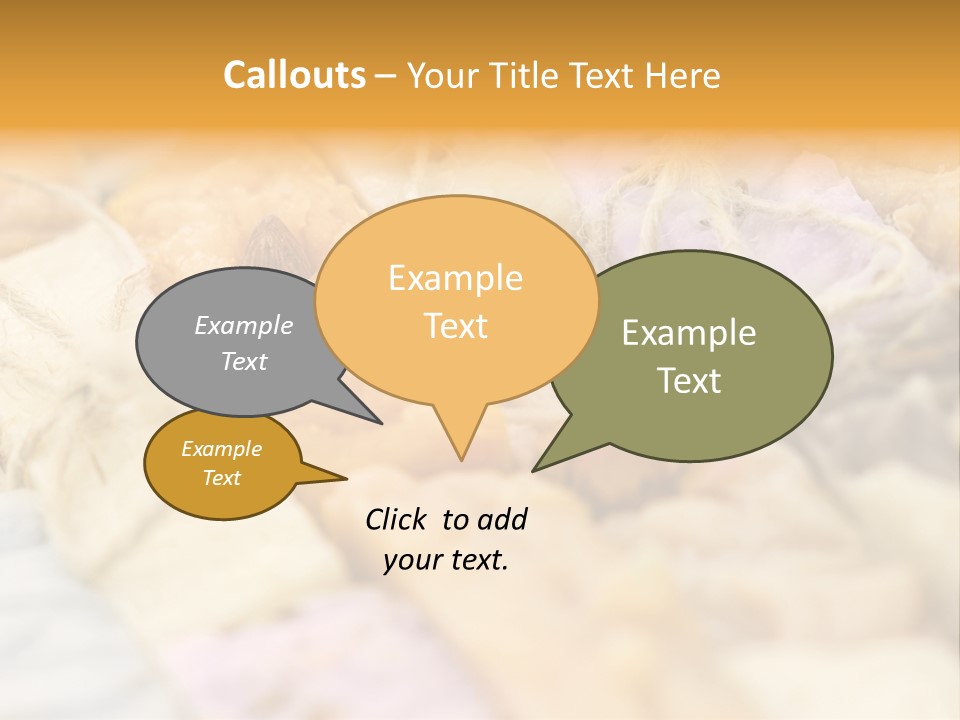 A Bunch Of Different Colored Soaps On A Table PowerPoint Template