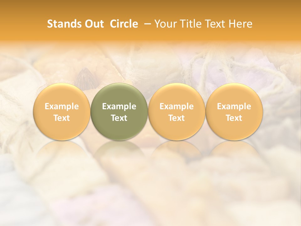 A Bunch Of Different Colored Soaps On A Table PowerPoint Template