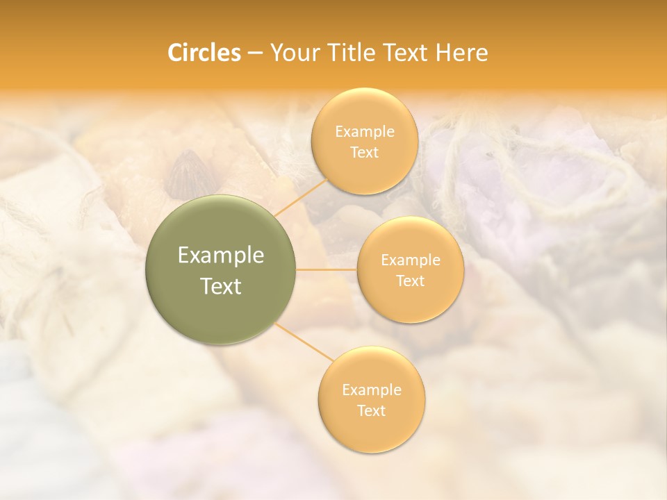 A Bunch Of Different Colored Soaps On A Table PowerPoint Template