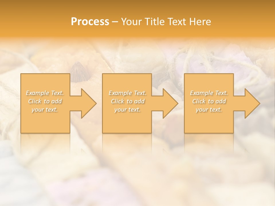 A Bunch Of Different Colored Soaps On A Table PowerPoint Template