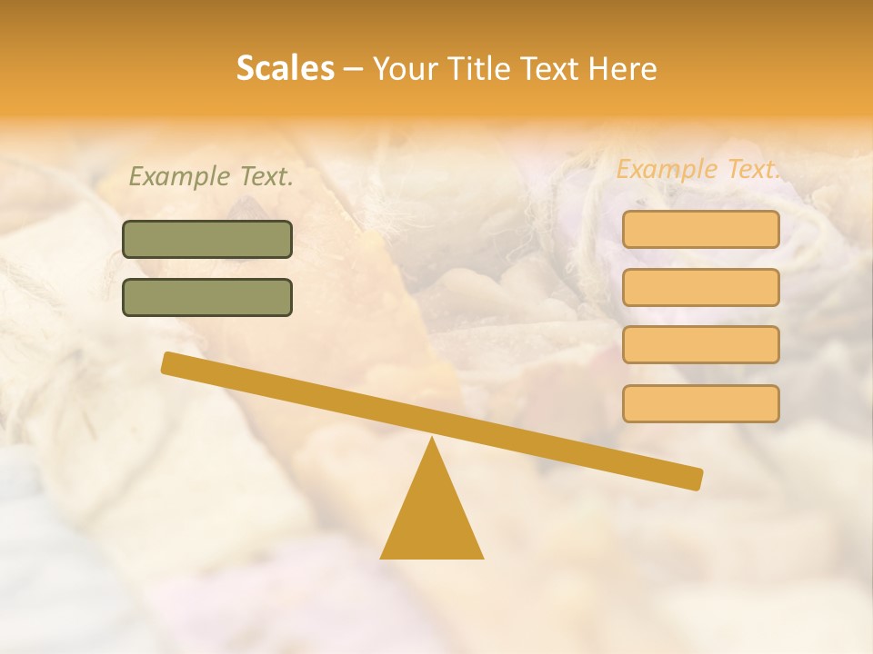 A Bunch Of Different Colored Soaps On A Table PowerPoint Template