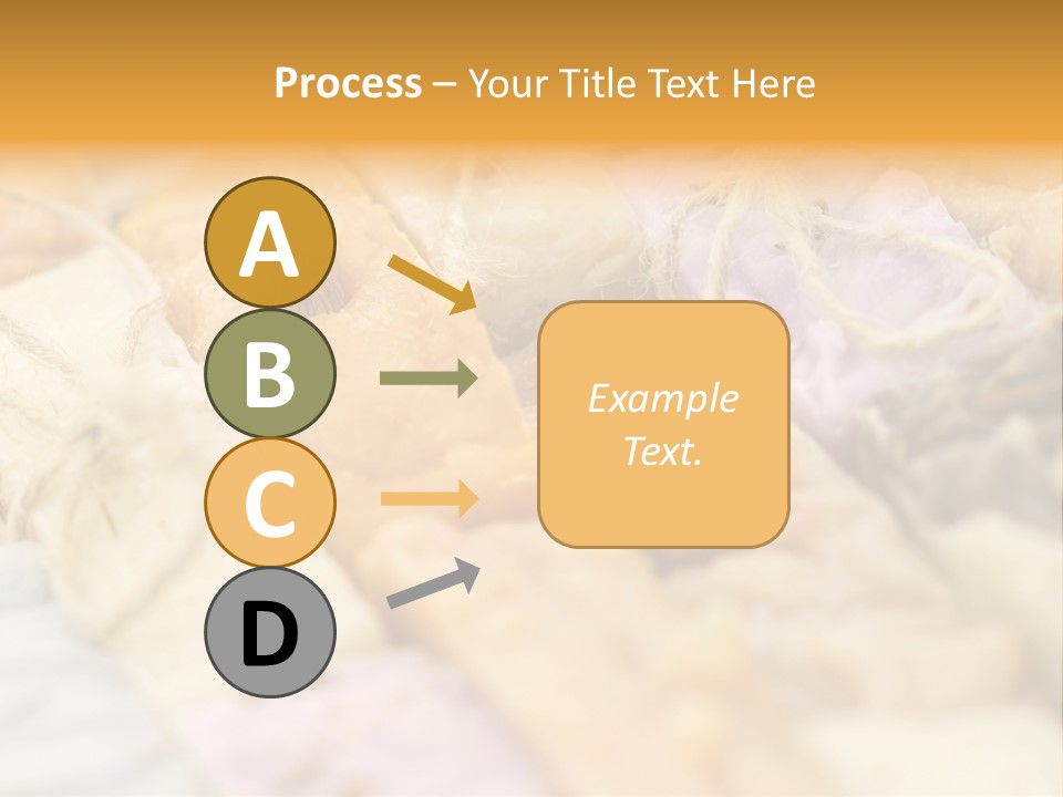 A Bunch Of Different Colored Soaps On A Table PowerPoint Template